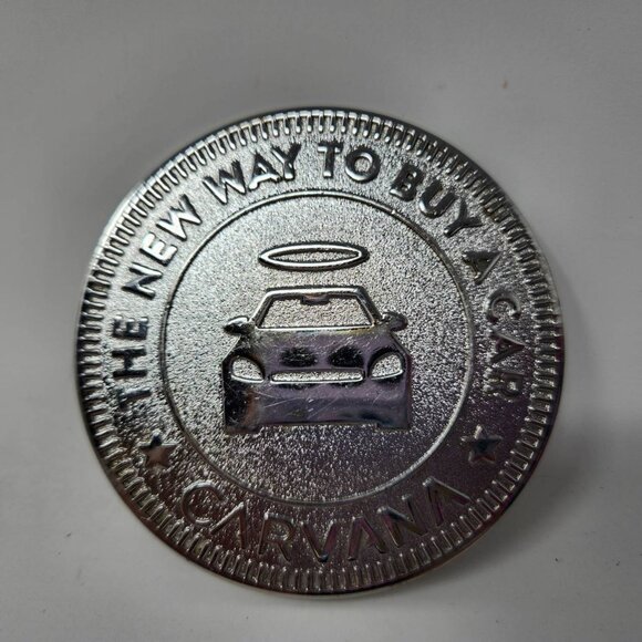 Carvana Car Token "The New Way To Buy A Car" 3 Inch Token - Picture 2 of 7